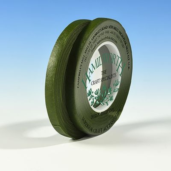 Florist Tape 6mm - Dark Green
